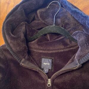 Gap Kids Fuzzy BLACK Hoodie